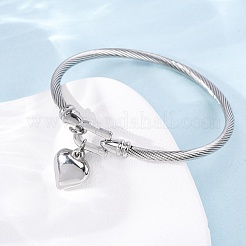Charm-Armreifen aus 304 Edelstahl&nbsp;BJEW-K280-03P