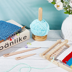 1 Satz Holzstricknadeln mit großem Öhr&nbsp;DIY-NB0009-58