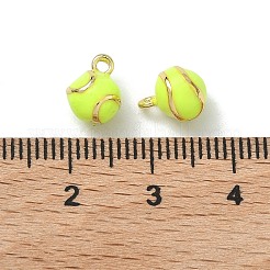 Ciondoli smaltato in ottone&nbsp;KK-I476-28B-G03