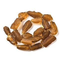 Fili di perle di ambra naturale grezza&nbsp;G-B125-C01-02