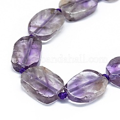 Natürlichen Amethyst Perlen Stränge&nbsp;G-F725-12