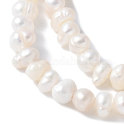 Fili di perle di perle d'acqua dolce coltivate naturali&nbsp;PEAR-I007-07L-02A