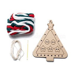 Art de tissage en bois de sapin de noël bricolage&nbsp;DIY-P033-03