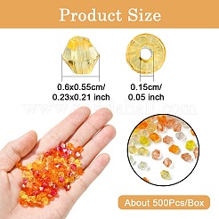 5 Stile transparente Acrylperlen&nbsp;TACR-YW0002-04B