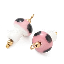 Colgantes hechos a mano de la porcelana&nbsp;STAS-Q119-28G-02