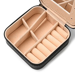 Quadratische Schmuckschatulle aus PU-Leder&nbsp;PAAG-PW0012-07E