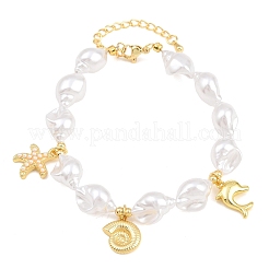 Braccialetti da donna con ciondoli a forma di stella marina&nbsp;KK-CBA68DA-05G