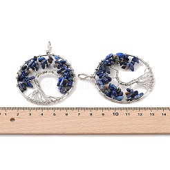 Natürlich gefärbte Lapislazuli-Anhänger&nbsp;G-G910-K31-P