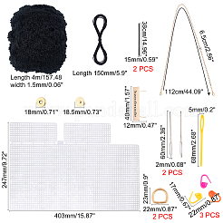 Kit de sacs au crochet bricolage&nbsp;DIY-WH0189-91A