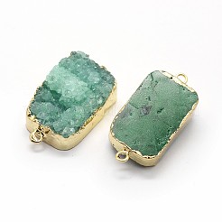 Connettori di collegamenti in quarzo naturale druzy&nbsp;G-P396-13G