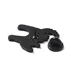 Pasador de esmalte de esqueleto de gato&nbsp;JEWB-F016-12EB