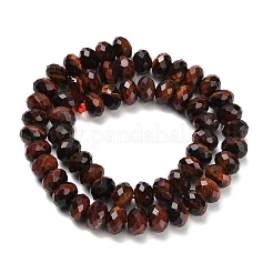 Natürlichen roten Tigerauge Perlen Stränge&nbsp;G-C259-A01-6x10mm-01