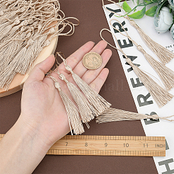 100pcs Polyester Quaste große Anhänger Dekorationen&nbsp;FIND-SC0002-37