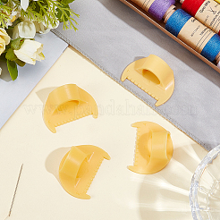4 Stück 2 Arten Kunststoff-Nähschablonenlineal&nbsp;DIY-CL0001-27A