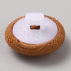 Kunststoff mit Ösenknöpfen aus Baumwollstoff&nbsp;BUTT-WH0029-26C-16