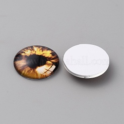 Cabochons di vetro&nbsp;LS-GLAA-WH0033-75H-07