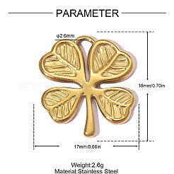 Anhänger aus Edelstahl 304&nbsp;SA-OY001-71G
