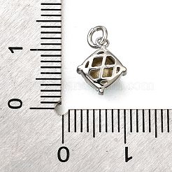 Messing Glas Anhänger / charms&nbsp;KK-V011-35P-A
