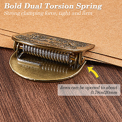 Fermagli in lega di zinco in stile tibetano&nbsp;AJEW-WH20011-08A