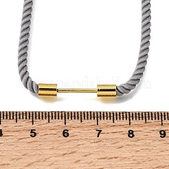 Fabrication de colliers en cordon Milan en nylon rond de 3 mm&nbsp;NJEW-H091-01G-26
