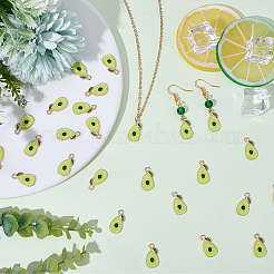 90pcs pendentifs en émail en alliage&nbsp;ENAM-SC0007-49