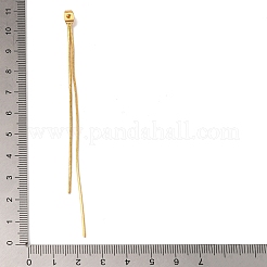 Orecchini a forma di serpente in ottone&nbsp;KK-G510-14G