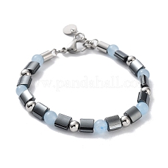 Synthetische nicht magnetische Hämatit-Rechteckarmbänder&nbsp;BJEW-Q334-05
