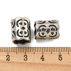 Perline europee in acciaio inossidabile chirurgico 316&nbsp;STAS-Q326-03AS-05