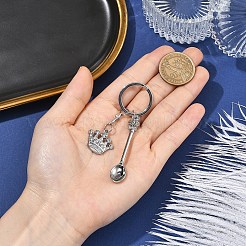Schlüsselanhänger aus Legierung im tibetischen Stil&nbsp;KEYC-YW00266
