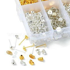 800 Stück Ohrstecker aus Eisen und Kunststoff im 7-Stil&nbsp;DIY-YW0006-91