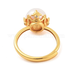 Runde Fingerringe aus Naturperlen&nbsp;STER-Z009-05G