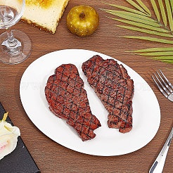 Streifensteak aus PVC-Imitat&nbsp;FIND-WH0420-54
