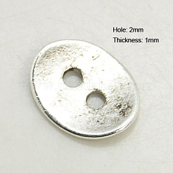Boutons en alliage de style tibétain&nbsp;X-TIBE-ZN48623-AS-FF