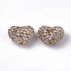 Polymer Ton Strass Perlen&nbsp;X-RB-S055-26A-01