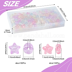 91g transparente Acrylperlen&nbsp;OACR-FS0001-89