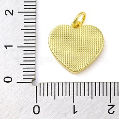Pendentifs d'émail en laiton &nbsp;KK-S401-17G-C