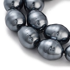 Fili di perle di conchiglie galvanizzate&nbsp;BSHE-H110-01-02