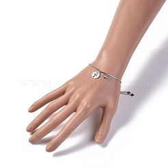 Bracciali scorrevoli in acciaio inossidabile 304&nbsp;BJEW-JB04184-04