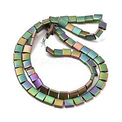 Fili di perline di ematite sintetica non magnetica satinata elettrolitica&nbsp;G-G089-B01-02