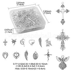 14 pendentifs en alliage de style tibétain&nbsp;FIND-FS0001-42