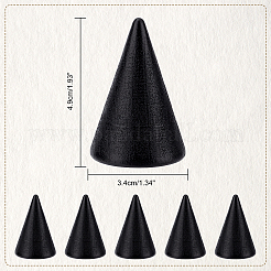 Espositori per anelli in legno&nbsp;RDIS-WH0001-20B