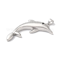 Pendentifs en laiton plaqué en rack et zircone cubique transparente&nbsp;KK-L216-067P