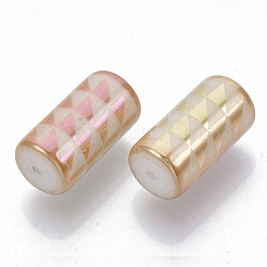 Perles en verre electroplate&nbsp;EGLA-N003-05H