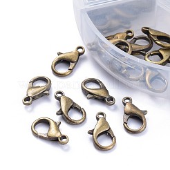 Anillos de la aleación broches pinza de langosta y salto establecen&nbsp;PALLOY-X0004-AB-NF-B