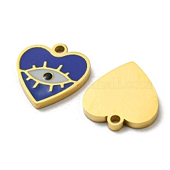 304 Edelstahl-Emaille-Anhänger&nbsp;STAS-L022-004G