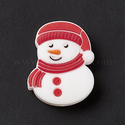 Perles focales en silicone de noël&nbsp;SIL-G003-F02-A