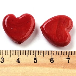 Corazón hecho a mano de abalorios de cristal de murano&nbsp;LAMP-U003-01I