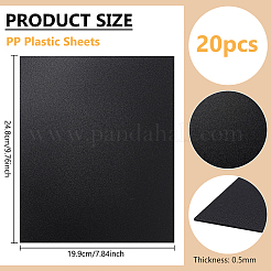 Feuilles de plastique pp&nbsp;DIY-WH0430-761B