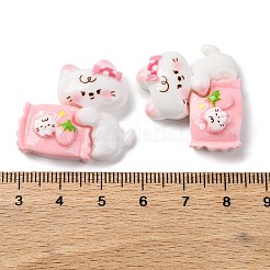 Cabujones de resina opaca con tema de gato&nbsp;CRES-Z010-01C