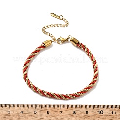 Armbänder aus gedrehter Nylonschnur für Damen&nbsp;BJEW-V007-01G-05